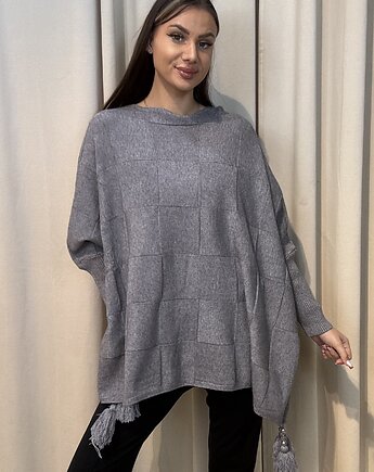 Sweter oversize Grigio, SOLO moda