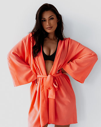 Kimono FLUO WINGS w pomarańczowym kolorze, OOH LA LA