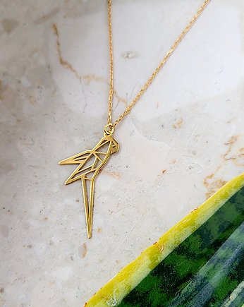 PAPUGA - naszyjnik srebro złocone, ISSI Jewelry