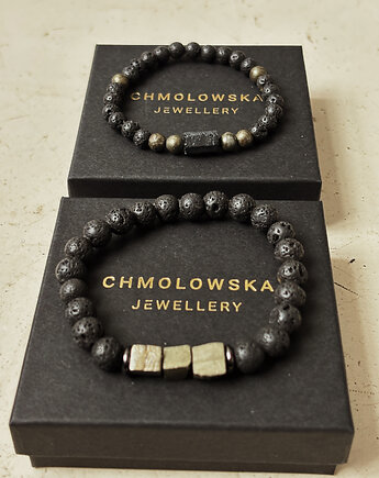 Zestaw męskich bransoletek, Chmolowska Jewellery