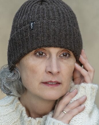 Czapka z alpaki i merynosa, Margo pracownia szydełkowa
