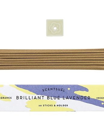 Kadzidła japońskie Scentsual Brilliant Blue Lavender, OKAZJE - Prezent na Parapetówkę