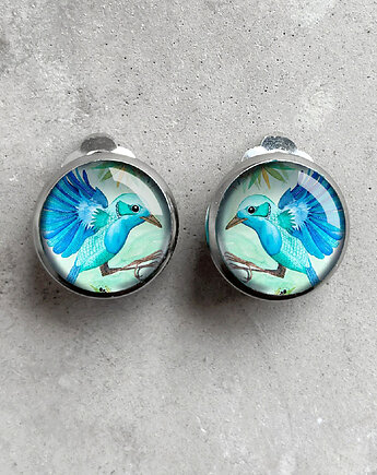 Jungle bird klipsy dla niej