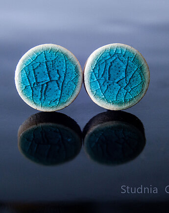Kolczyki ceramiczne 8 mm, studnia ceramiczna