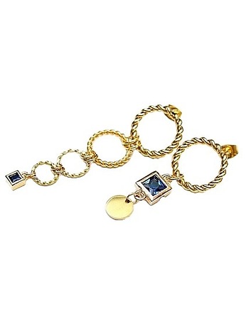 Kolczyki pozłacane Alloys Collection /Odd/ - Circle vol. 7, KiKa pracownia