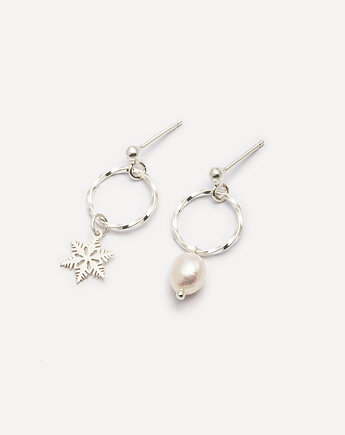 Kolczyki srebrne z zimową zawieszką Shine Bright, ANIMALKINGDOM