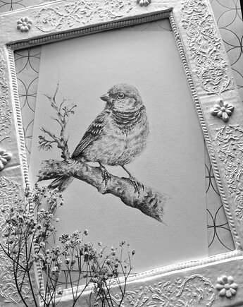 Ptaszek wróbelek, Wiktoria Borys Art