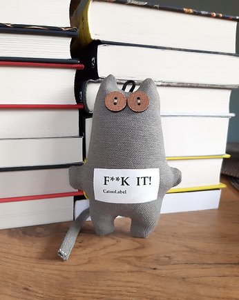 Kot  Leoś F**k it  Maskota Brelok, CatooLabel