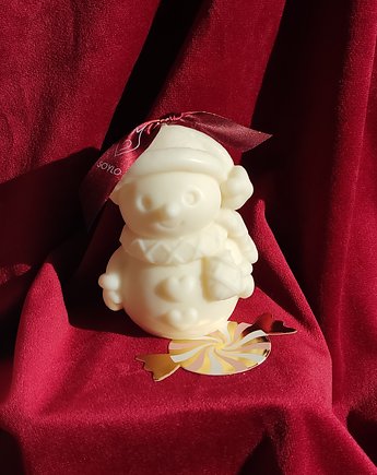 Świeca z wosku sojowego ozdobna Bałwanek Snowman, SOYLO