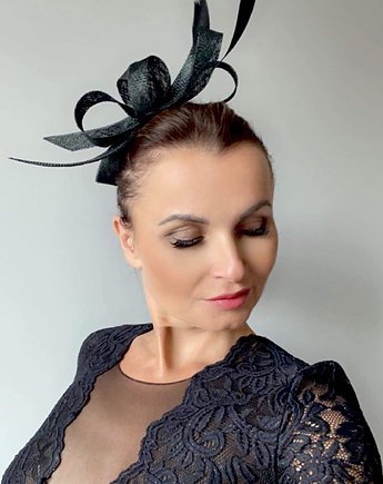 Fascynator YATI czarny /inne kolory, MONIKA SAXTON LUXURIOUS MILLINERY