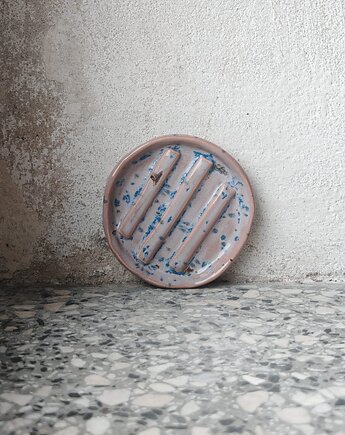 Mydelniczka ceramiczna na nóżkach handmade, MOM S HANDMADE