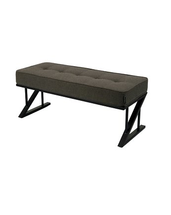 Ławka Tapicerowana Industrialna Hamilton 2818 LGM-335, EMRA WOOD DESIGN