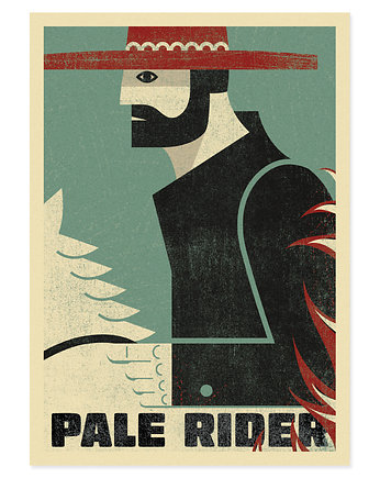 Plakat filmowy, Pale Rider, Niesamowity Jeździec, Galeria EMU