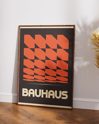 Minimalistyczny plakat - Bauhaus #24 - Do salonu, sypialni, biura, DAPIDOKA