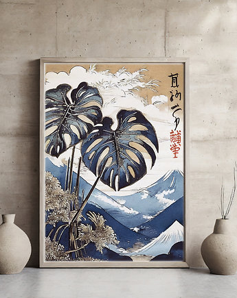 Plakat japonia Ukiyo-e, ArchiBotanica