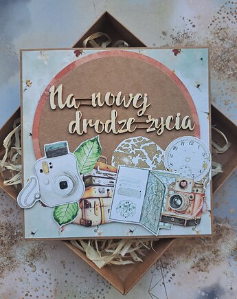 Kartka ślubna dla podróżników (w pudełku), Kartkodzielo