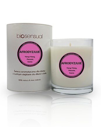 Świeca do masażu i aromaterapii AFRODYZJUJE 200g, Biosensual