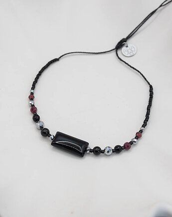 Bransoletka Ochronna Onyks Granat Rubin, w hand works