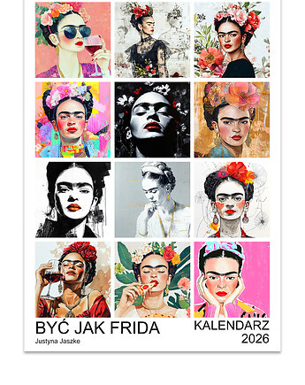 Kalendarz 2026 Być jak Frida 15x21 cm, JBJart Justyna Jaszke