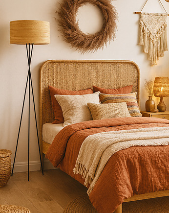 Nowoczesna lampa stojąca tripod w stylu boho PARYŻ BOHO, LYSNE