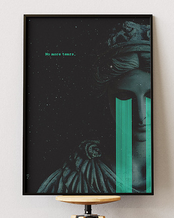 Plakat Kolaż - No More Tears - Dekoracja do salonu, pokoju, biura, DAPIDOKA