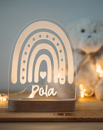 Lampka nocna do pokoju dziecka - Tęcza, Decorify