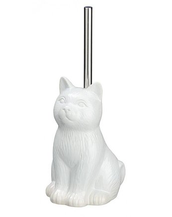 Szczotka Toaletowa z Pojemnikiem Ceramicznym Cat, MIA home