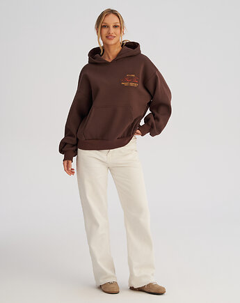 Bluza z kapturem PUFFA Kakao damska, HARP TEAM