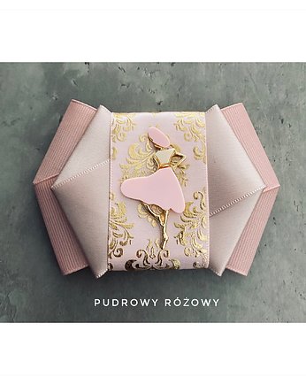 Brosza Glamour  z  Pudrową Damą NEW, Pudrowy Różowy