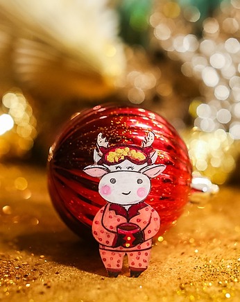 Broszka krówka Alinka, Pintura