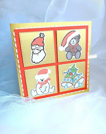 Kartka świąteczna, prezent dla dziecka pod choinkę  z personalizacją, Card Design World