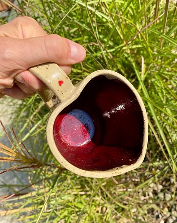 Kubek w kształcie serca , LEPIEJ CERAMIKA