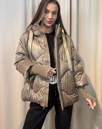 Damska kurtka zimowa Latte, SOLO moda