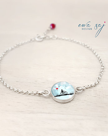 Star Girl Love Rower- bransoletka 925, Ewa Saj  Silver