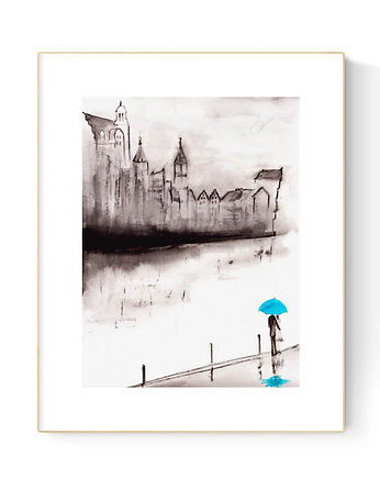 Obraz 30X40 cm malowany ręcznie, MiniMalArt