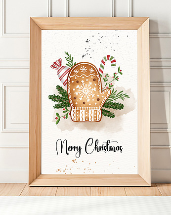 Plakat Gingerbread glove, OKAZJE - Prezent na Ślub