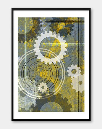 Plakat industrialny - Industrial no. 10 - z serii INDUSTRIAL, Pracownia Och Art