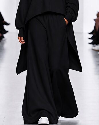 Spodnie czarne oversize YY600205, YULIYA BABICH