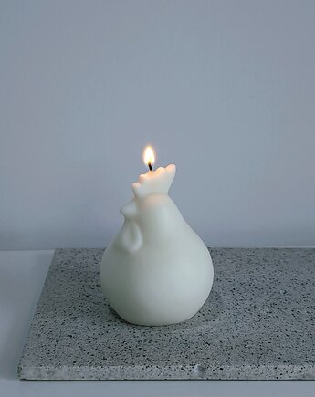 Świeca sojowa dekoracyjna Kura, Malvhome