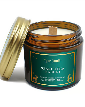 Świeca zapachowa sojowa Szarlotka Babuni 120ml- Your Candle, Your Candle