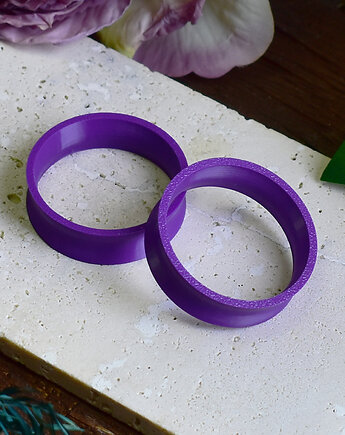 Tunele do uszu 10-100mm / ciemny fiolet / plugi, tunele siodłowe, Spirit Of Copper