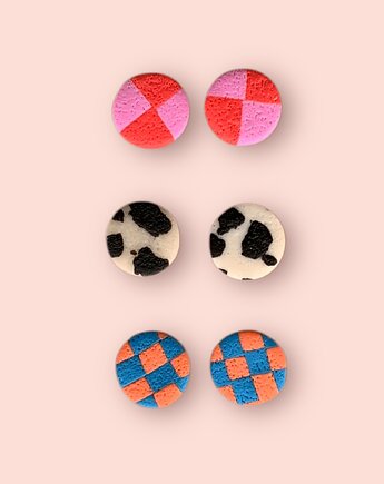 Minikolczyki 3pack, Hellaclay