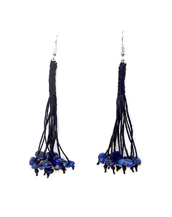 Lapis lazuli kolczyki Nature, galeria nuit