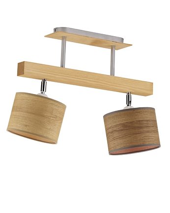 Drewniana lampa sufitowa z regulowanymi kloszami EPIR ECO, LYSNE