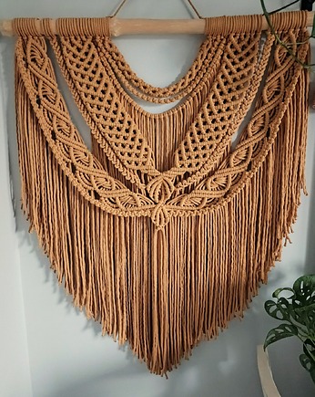 OD RĘKI Makrama Bachata 71 cm musztarda, Home Edition