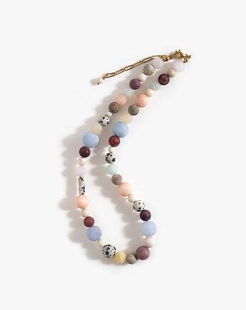 Bąbelkowy naszyjnik z kamieni naturalnych, ech studio