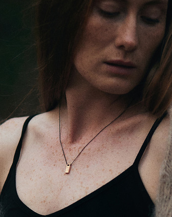 MONOLITH long / copper necklace, Filimoniuk