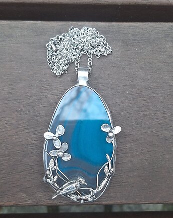 Ptaszysko - wisiorek, po drugiej stronie lustra