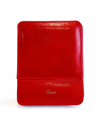 Etui na 6 piór lub długopisów czerwone, Lamato