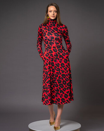 Sukienka z golfem - Agata Solar Tropic, milita nikonorov